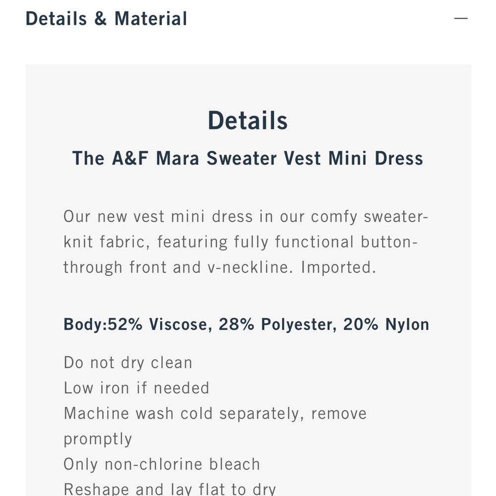 Abercrombie & Fitch Light Blue Button-Down Mini Dress - Picture 6 of 6
